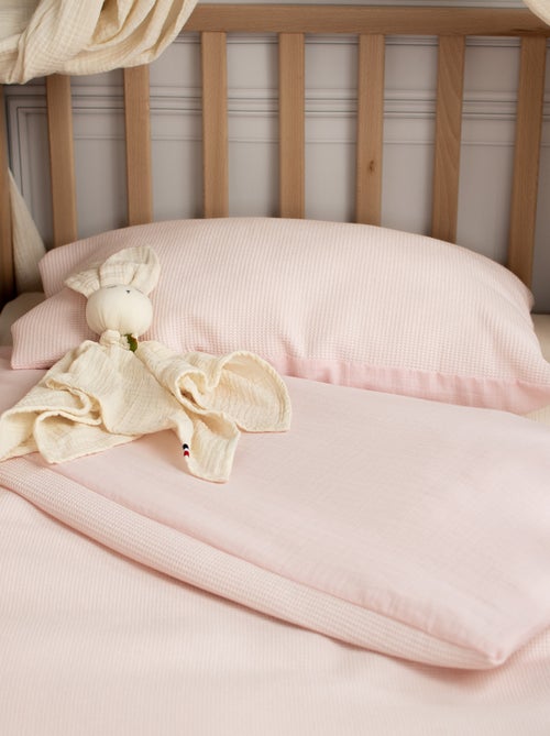 SEVIRA KIDS | Housse de couette réversible gaze de coton & nid d'abeille - Kiabi SEVIRA KIDS | Housse de couette réversible gaze de coton & nid d'abeille - Kiabi