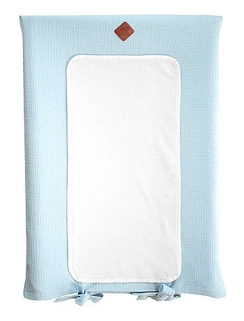 SEVIRA KIDS | Housse de matelas à langer en gaze de coton Jeanne