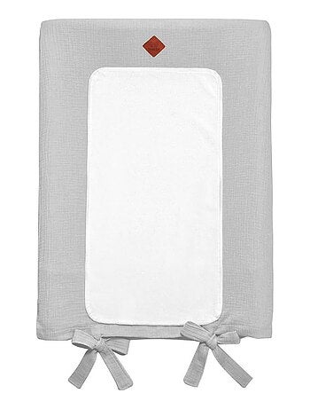 SEVIRA KIDS | Housse de matelas à langer en gaze de coton Jeanne