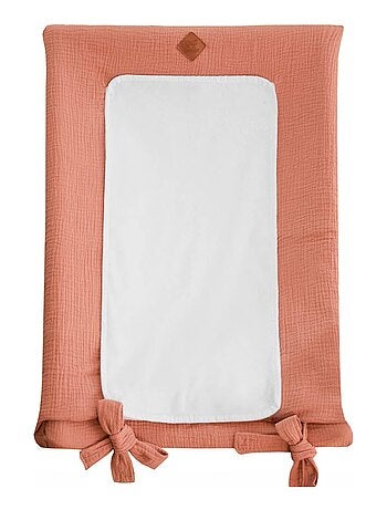 SEVIRA KIDS | Housse de matelas à langer en gaze de coton Jeanne