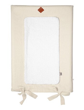 SEVIRA KIDS | Housse de matelas à langer en Lin Lavé