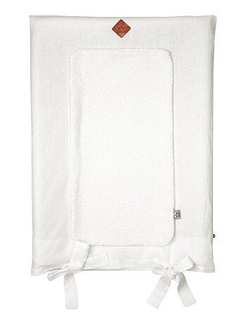 SEVIRA KIDS | Housse de matelas à langer en Lin Lavé