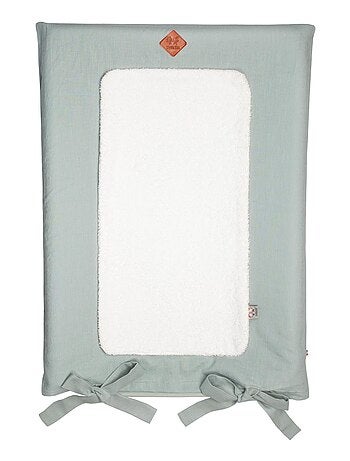 SEVIRA KIDS | Housse de matelas à langer en Lin Lavé