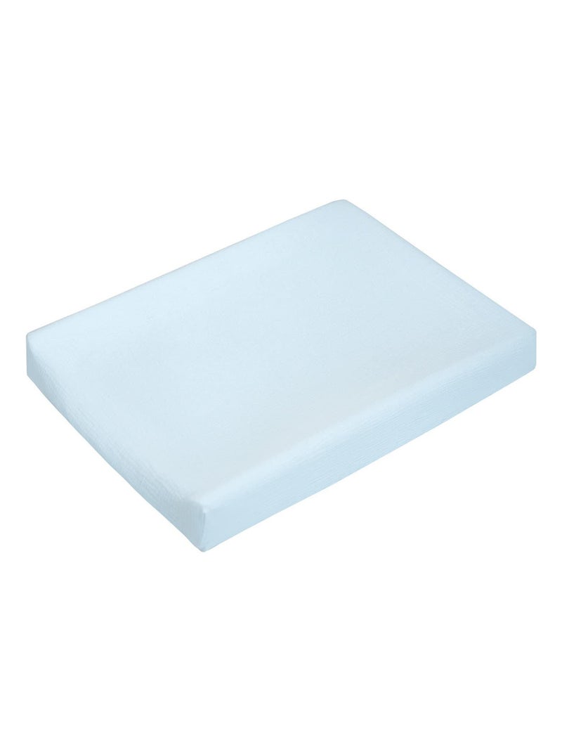 SEVIRA KIDS | Housse de matelas à langer + éponge bambou Jeanne Bleu - Kiabi