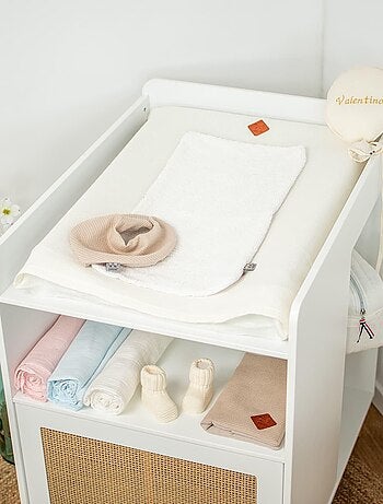 SEVIRA KIDS | Housse de matelas à langer Nid d'abeille
