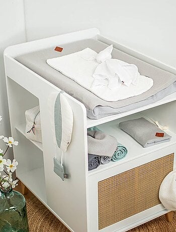 SEVIRA KIDS | Housse de matelas à langer Nid d'abeille