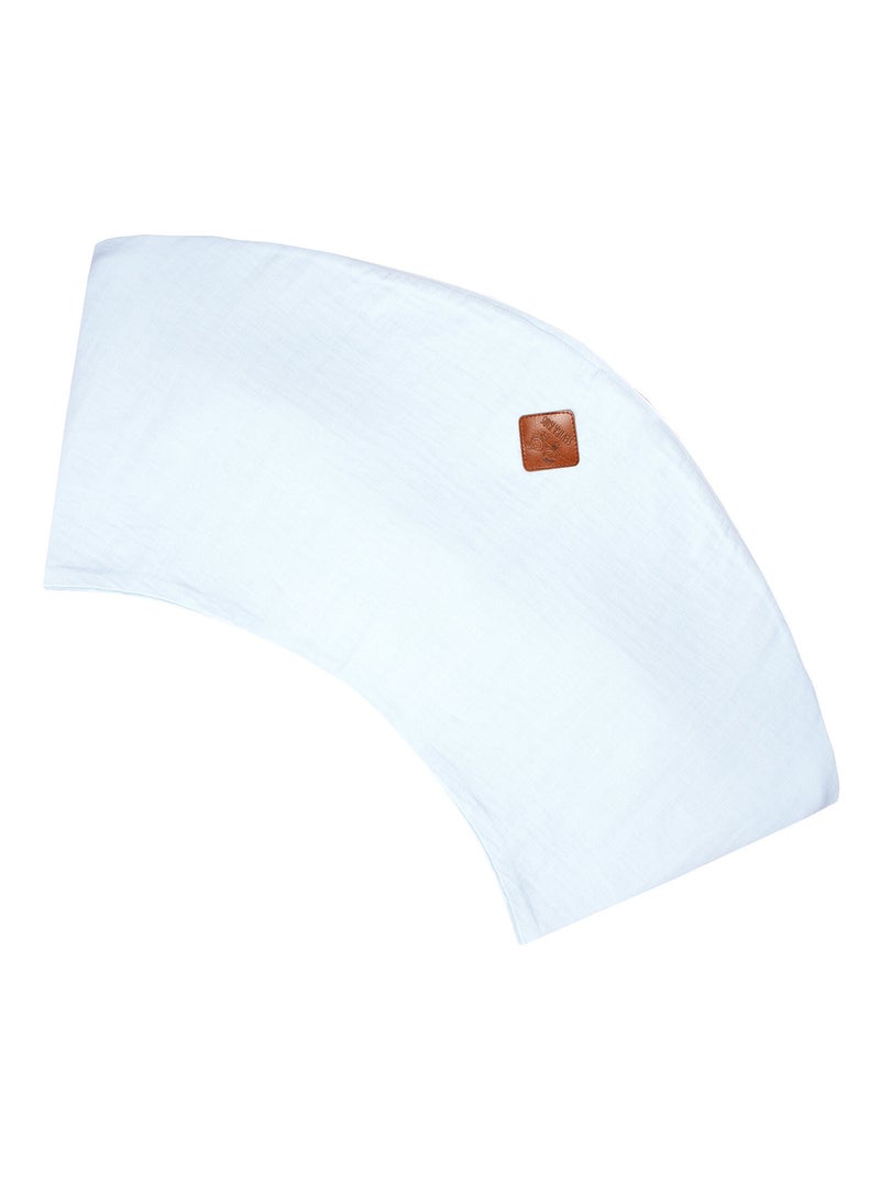 SEVIRA KIDS | Housse pour coussin de maternité et d'allaitement en gaze de coton Bleu - Kiabi