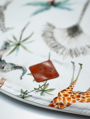 SEVIRA KIDS | Housse pour coussin de maternité et d'allaitement Safari