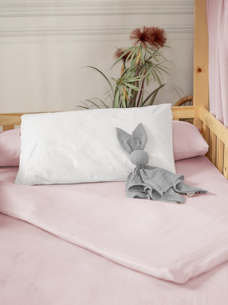 SEVIRA KIDS | Housse pour traversin plat en gaze de coton Jeanne Rose - Kiabi