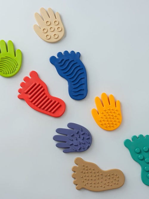 SEVIRA KIDS | Jeu Parcours sensoriel – Chemin Montessori empreintes pieds & mains - Kiabi