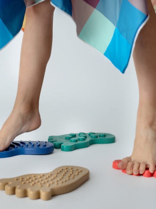 SEVIRA KIDS | Jeu Parcours sensoriel – Chemin Montessori empreintes pieds & mains - Kiabi