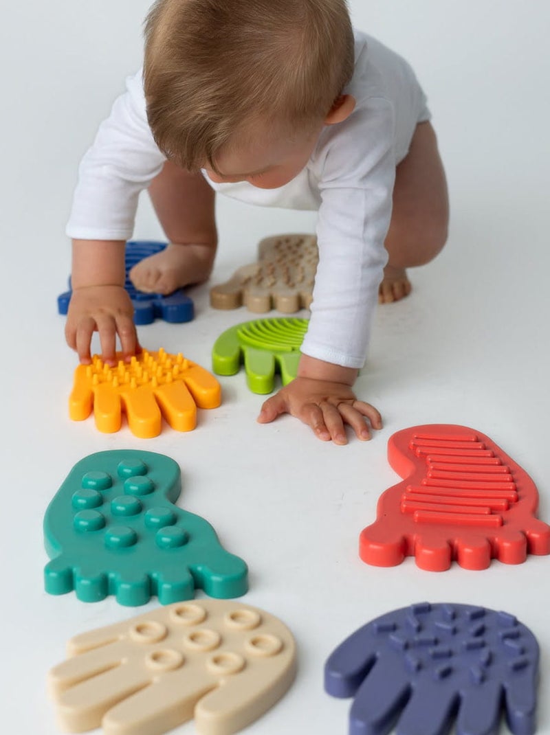 SEVIRA KIDS | Jeu Parcours sensoriel – Chemin Montessori empreintes pieds & mains Multicolore - Kiabi