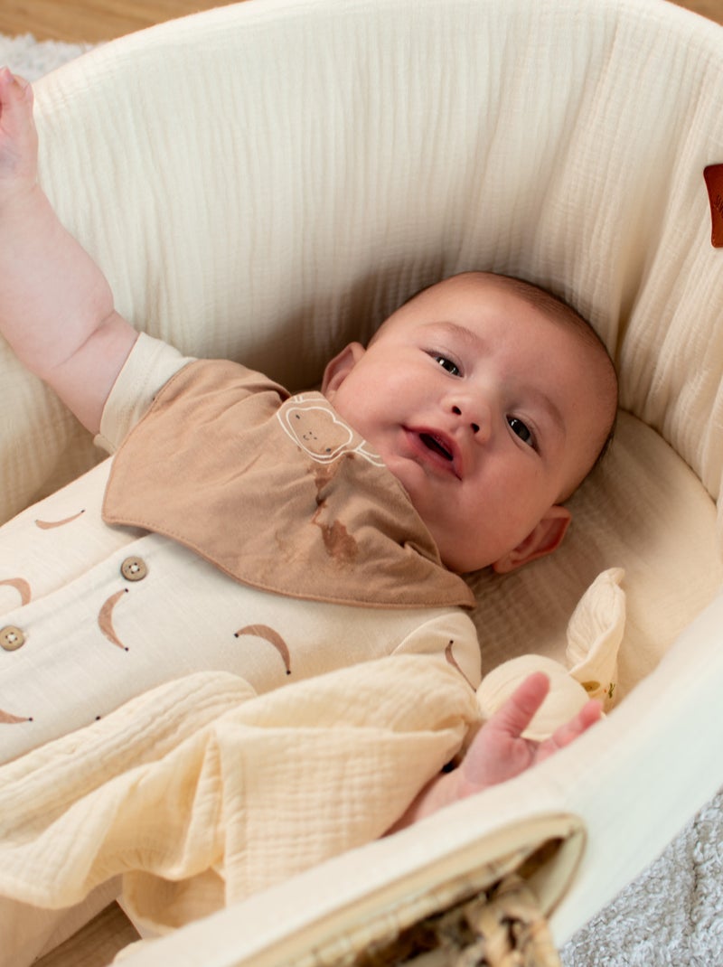SEVIRA KIDS | Lange en gaze de coton Jeanne Ecru - Kiabi