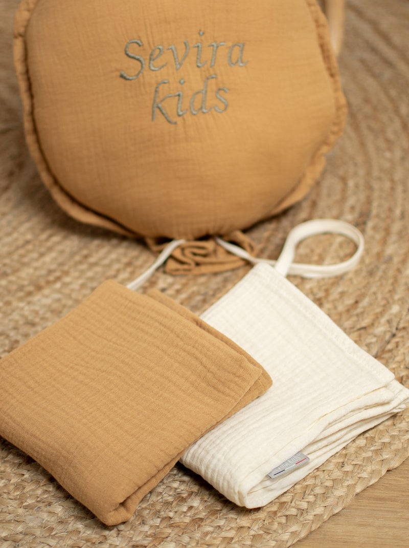 SEVIRA KIDS | Lange en gaze de coton Jeanne Ecru - Kiabi