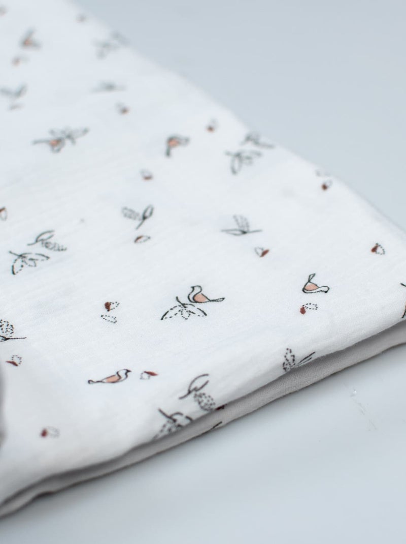SEVIRA KIDS | Lange en gaze de coton Melody Blanc - Kiabi