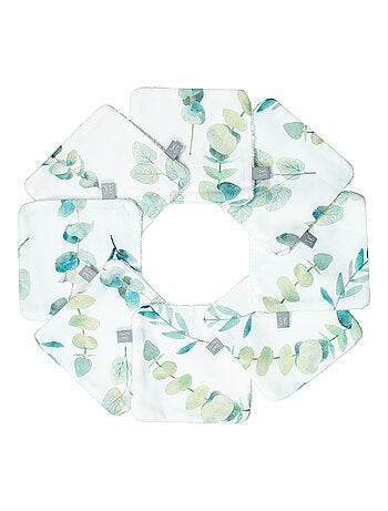 SEVIRA KIDS | Lingettes bébé lavables 8 pièces Eucalyptus