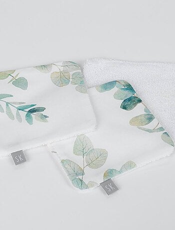 SEVIRA KIDS | Lingettes bébé lavables 8 pièces Eucalyptus