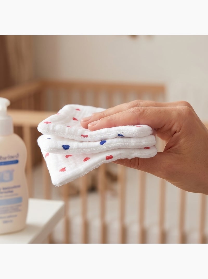 SEVIRA KIDS | Lingettes bébé lavables 8 pièces Lovio Blanc - Kiabi