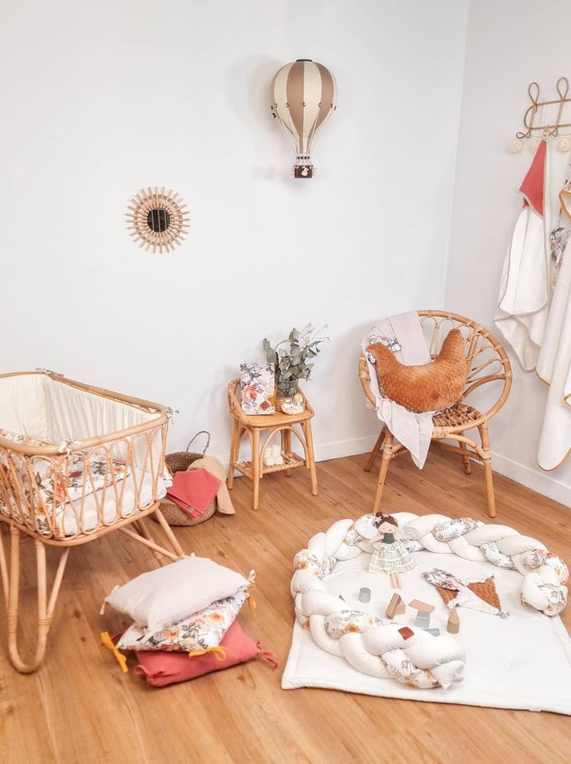 SEVIRA KIDS | Lingettes bébé lavables en 100% coton 8 pièces Néo Vintage Beige - Kiabi