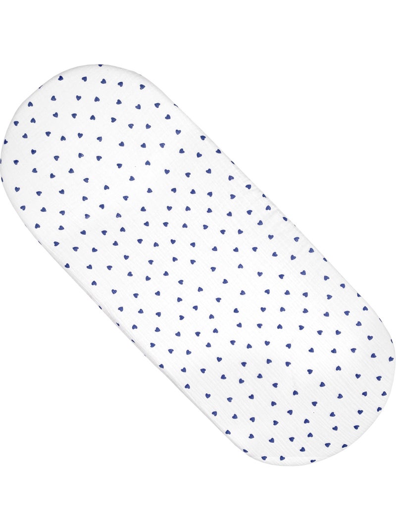 SEVIRA KIDS | Lot de 2 Draps housses couffin en gaze de coton Lovio Bleu - Kiabi