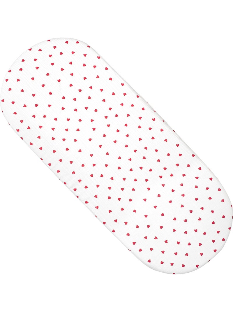 SEVIRA KIDS | Lot de 2 Draps housses couffin en gaze de coton Lovio Rouge - Kiabi