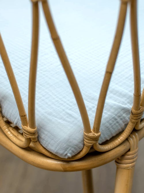 SEVIRA KIDS | Lot de 3 draps housse berceau en gaze de coton Uni - Kiabi