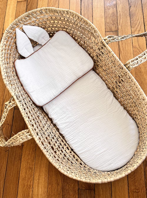 SEVIRA KIDS | Lot de 3 Draps housses couffin en coton Safari - Kiabi