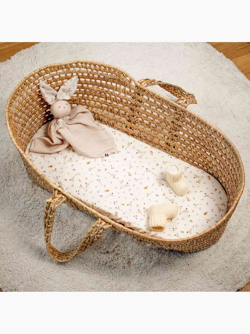 SEVIRA KIDS | Lot de 3 Draps housses couffin en coton Sidonia Beige - Kiabi