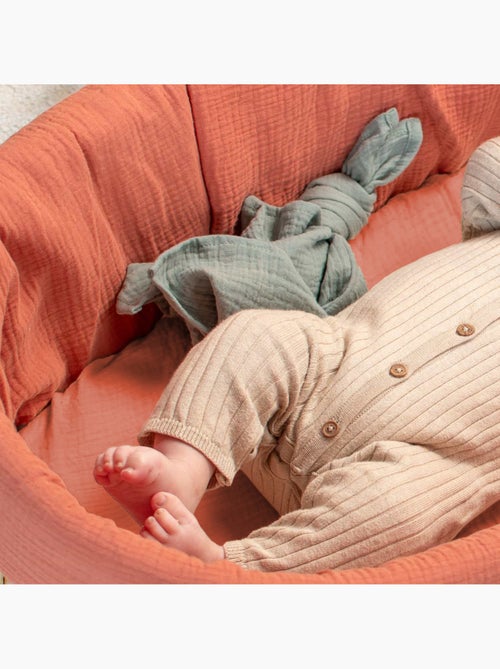 SEVIRA KIDS | Lot de 3 Draps housses couffin en gaze de coton Melody - Kiabi