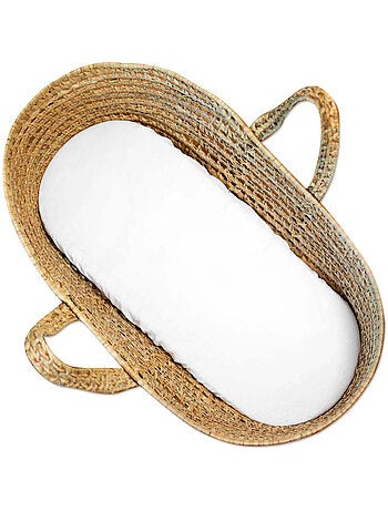 SEVIRA KIDS | Lot de 3 Draps housses couffin en gaze de coton Tendance