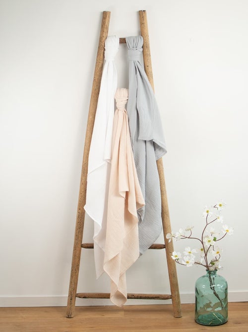 SEVIRA KIDS | Lot de 3 maxi langes en gaze de coton - Kiabi