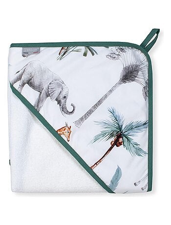SEVIRA KIDS | Ma première cape de bain en bambou Safari