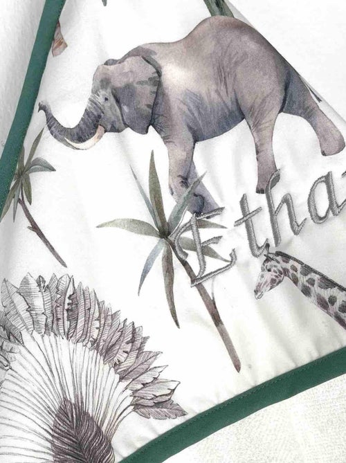SEVIRA KIDS | Ma première cape de bain en bambou Safari - Kiabi