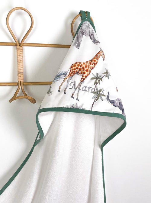 SEVIRA KIDS | Ma première cape de bain en bambou Safari - Kiabi