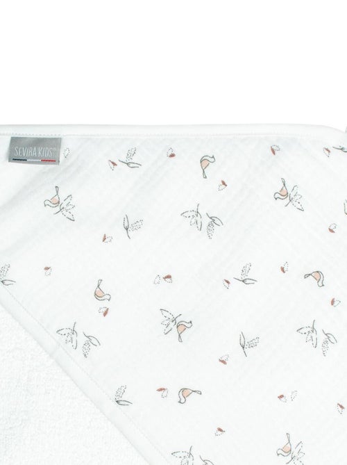 SEVIRA KIDS | Ma première cape de bain en gaze de coton et bambou Melody - Kiabi