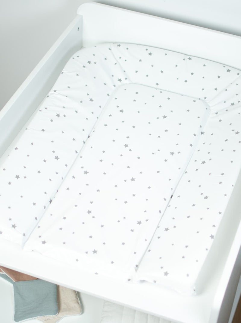 SEVIRA KIDS | Matelas à langer luxe petites étoiles Blanc - Kiabi