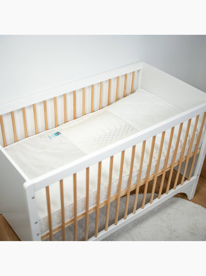 SEVIRA KIDS | Matelas Anti-Reflux avec plan Incliné et cale bébé amovible - Made in France Blanc - Kiabi