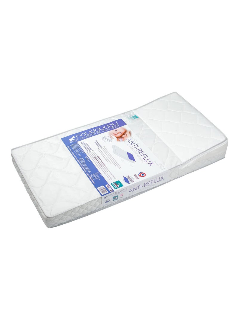SEVIRA KIDS | Matelas bébé Anti-Reflux avec Plan Incliné amovible - Made in France Blanc - Kiabi