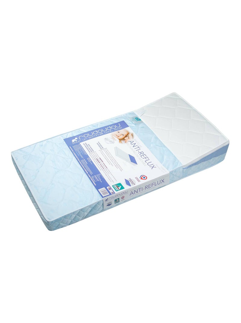 SEVIRA KIDS | Matelas bébé Anti-Reflux avec Plan Incliné amovible - Made in France Bleu - Kiabi