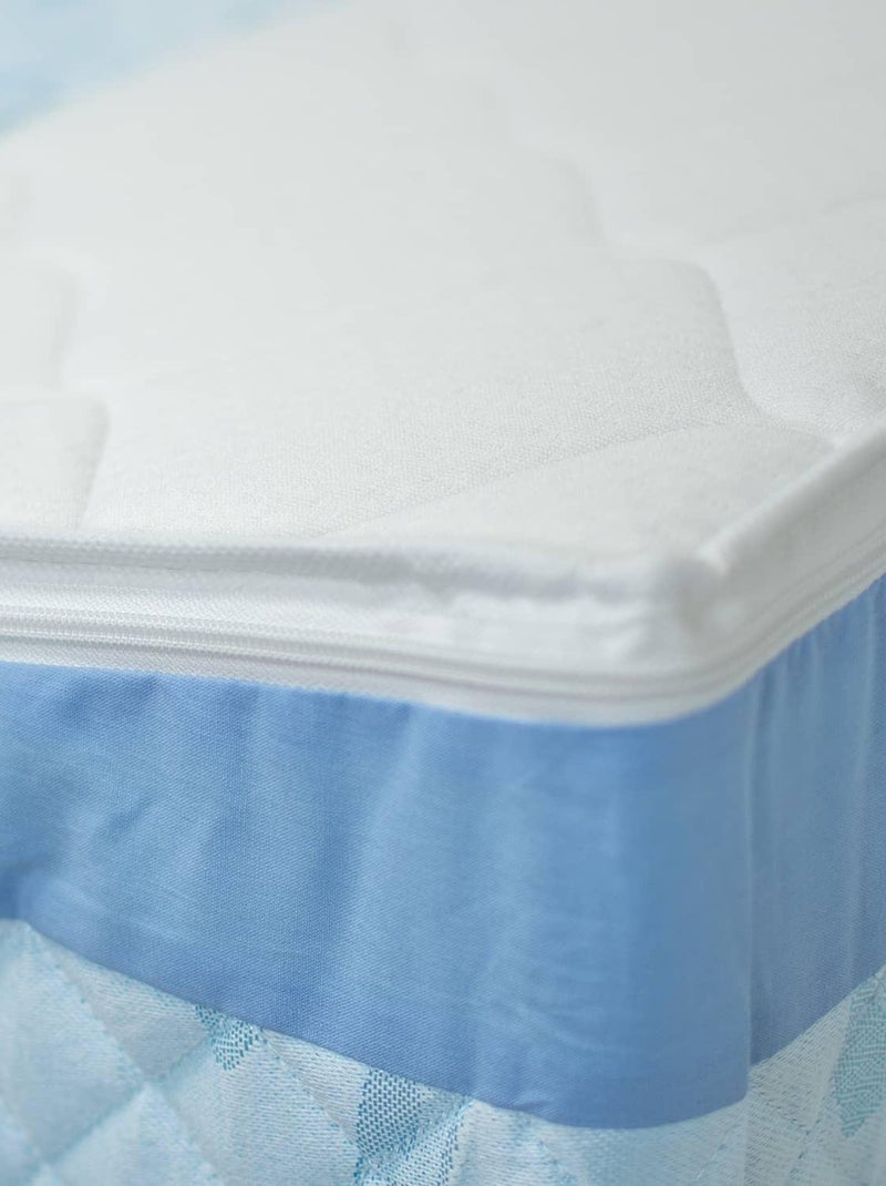 SEVIRA KIDS | Matelas bébé Anti-Reflux avec Plan Incliné amovible - Made in France Bleu - Kiabi
