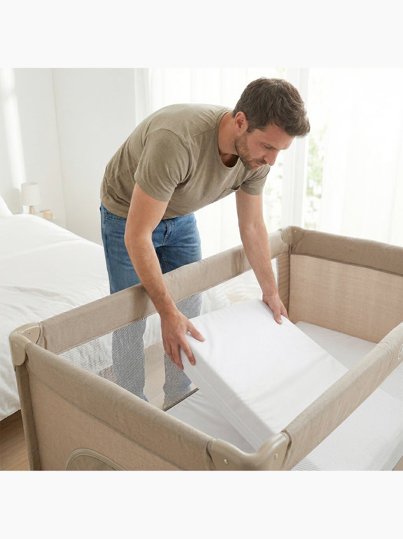 SEVIRA KIDS | Matelas de voyage pliable pour bébé 60x120 cm Blanc - Kiabi