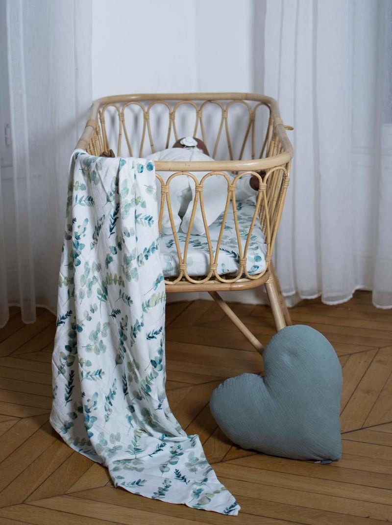 SEVIRA KIDS | Maxi lange couverture en viscose de bambou Eucalyptus Multicolore - Kiabi