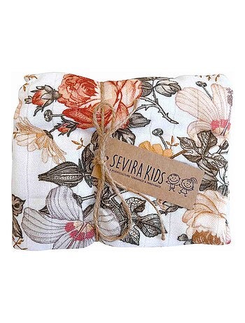 SEVIRA KIDS | Maxi lange couverture en viscose de bambou Neo Vintage