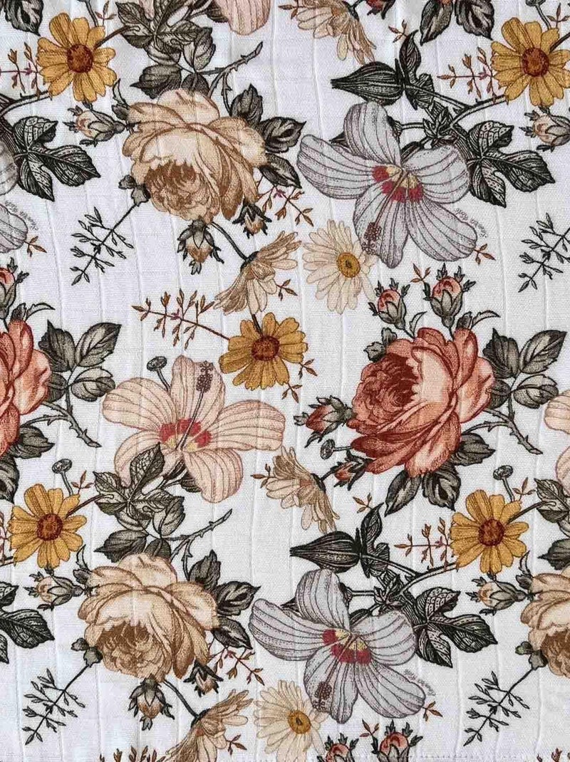 SEVIRA KIDS | Maxi lange couverture en viscose de bambou Neo Vintage Multicolore - Kiabi