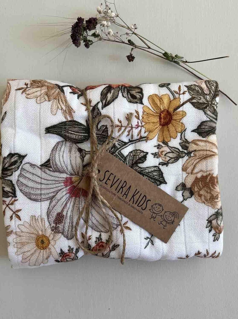 SEVIRA KIDS | Maxi lange couverture en viscose de bambou Neo Vintage Multicolore - Kiabi