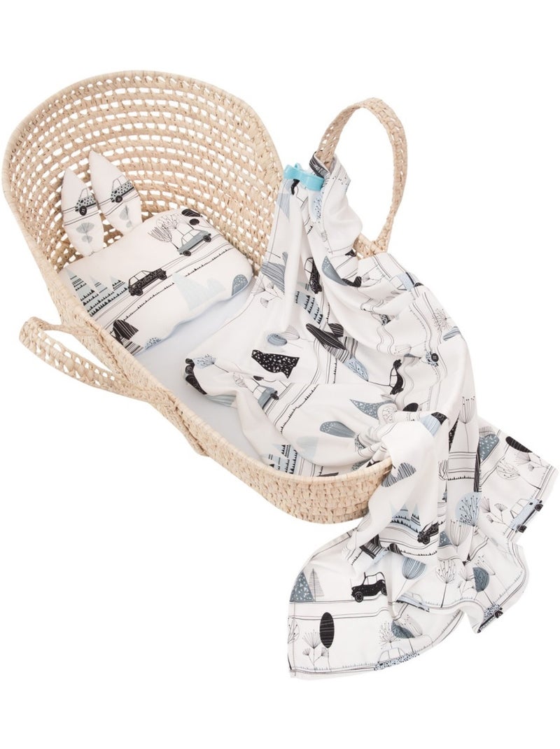 SEVIRA KIDS | Maxi lange en bambou CITY BOY Bleu - Kiabi
