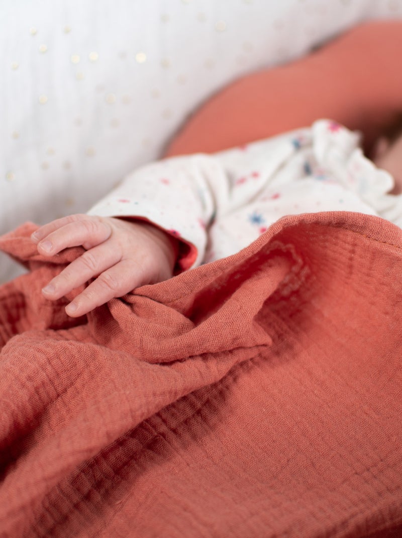 SEVIRA KIDS | Maxi lange en gaze de coton Jeanne Marron - Kiabi