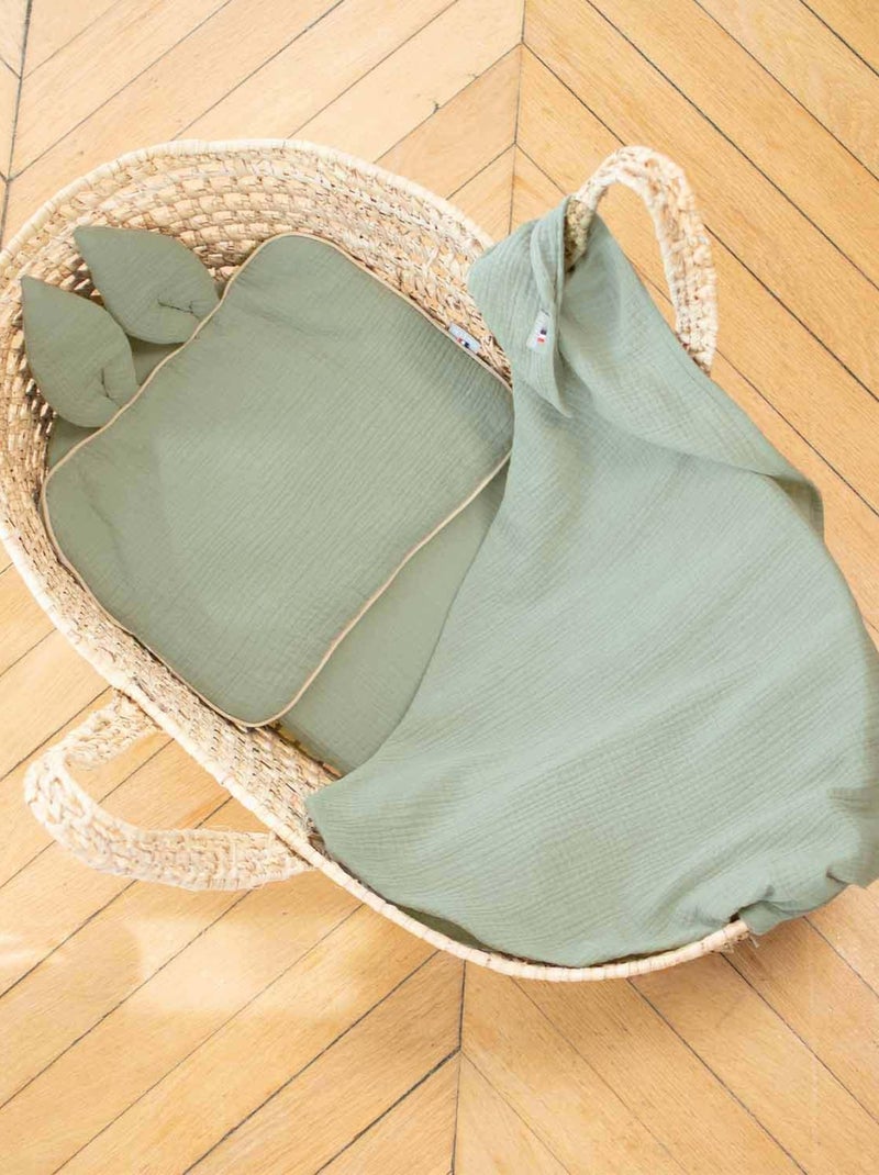SEVIRA KIDS | Maxi lange en gaze de coton Jeanne Vert d'eau - Kiabi