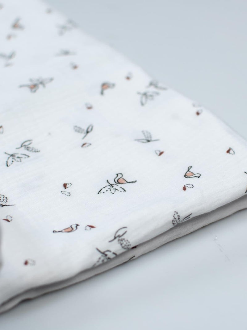 SEVIRA KIDS | Maxi lange en gaze de coton Melody Blanc - Kiabi