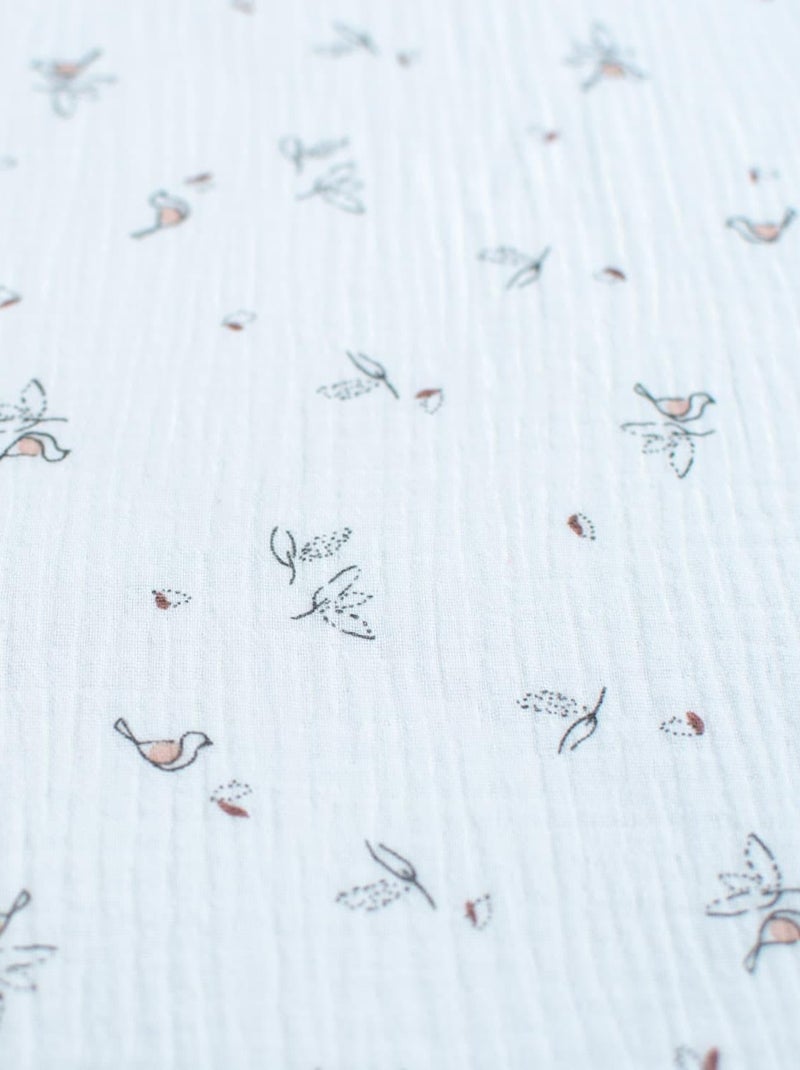 SEVIRA KIDS | Maxi lange en gaze de coton Melody Blanc - Kiabi